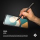 Stylus Pen Universal Zoopie®, pentru Tableta, Telefon, iPad 2010-2017, Android si Windows, Pix Tableta Capacitiv, Creion Digital, Touch Pen cu Varf din Cupru, Magnetic, USB-C, Negru