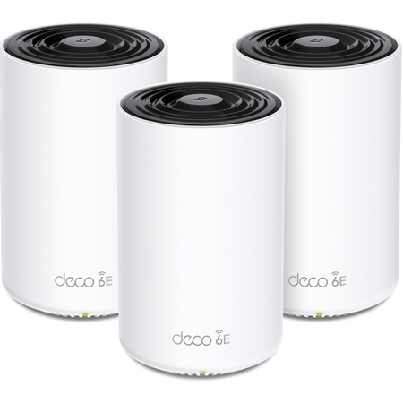 Sistem Wi-Fi Mesh Tp-Link Deco XE75(3-pack), AXE5400, Tri-Band Gigabit, Wi-Fi 6E
