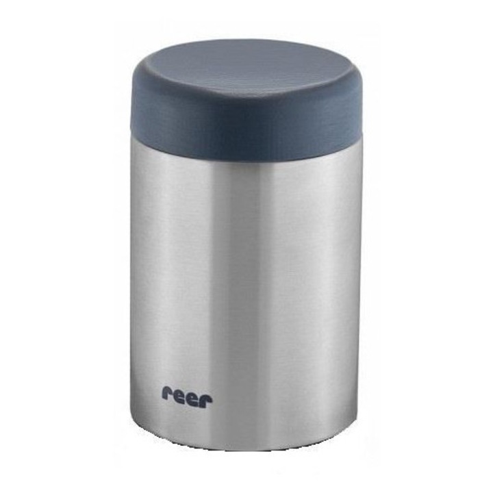 Cutie termica pentru mancare bebelusi, otel inoxidabil pur vidat, 300 ml, Reer Pure 90408