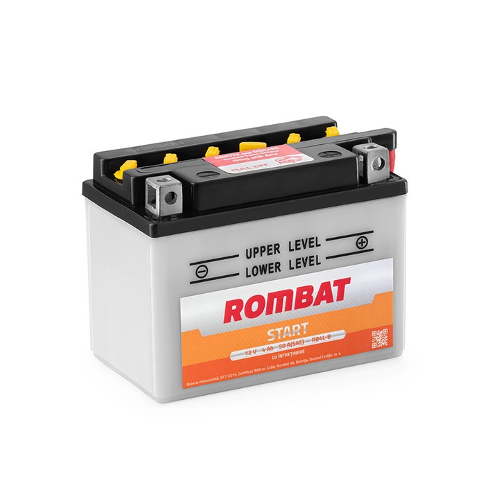 Baterie de pornire ROMBAT Moto 4Ah 12V