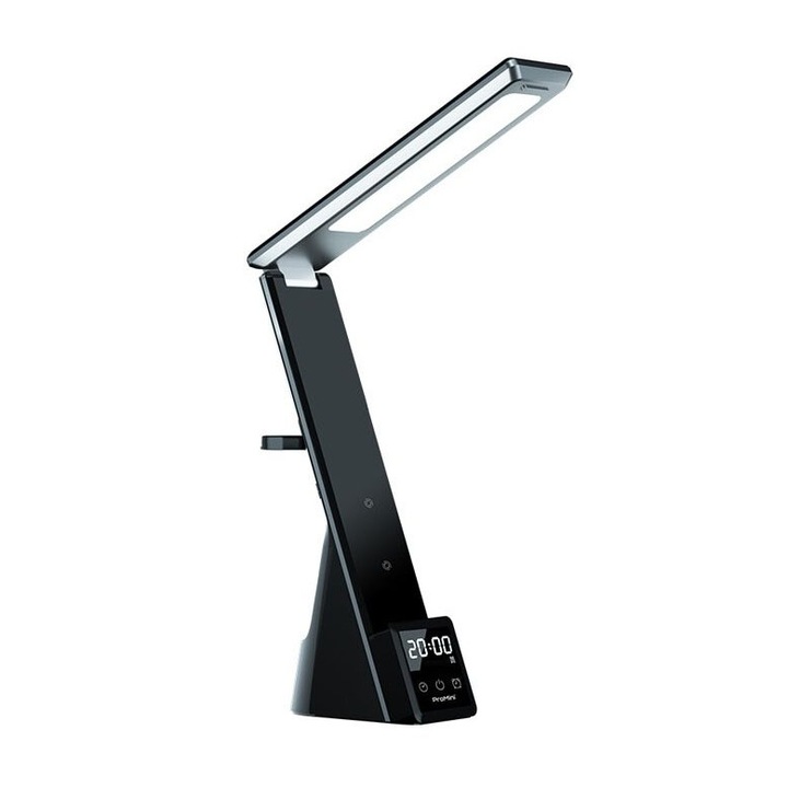 BestCharge 4 az 1-ben asztali töltő, vezeték nélküli, támogatja 3 kompatibilis eszköz töltését iPhone / Apple Watch / AirPods, LED lámpa, fekete, Doty