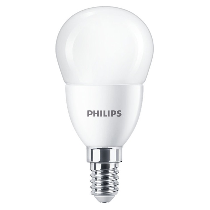 Philips Luster LED izzó, E14, 7W / 60W, P48, 806 lm, semleges fehér fény 4000K