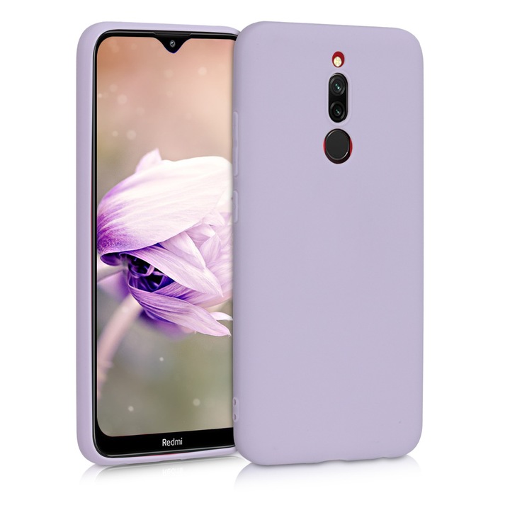 Telefontok Xiaomi Redmi 8, szilikon, lila, 50640.108