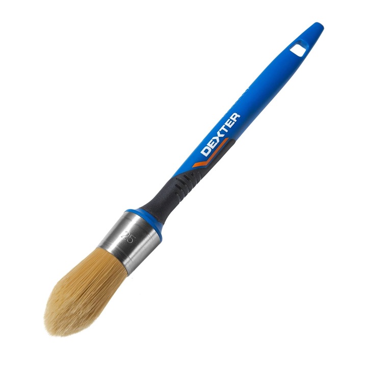 Pensula rotunda Dexter, pentru utilizare universala, latime 25 mm, maner polipropilena