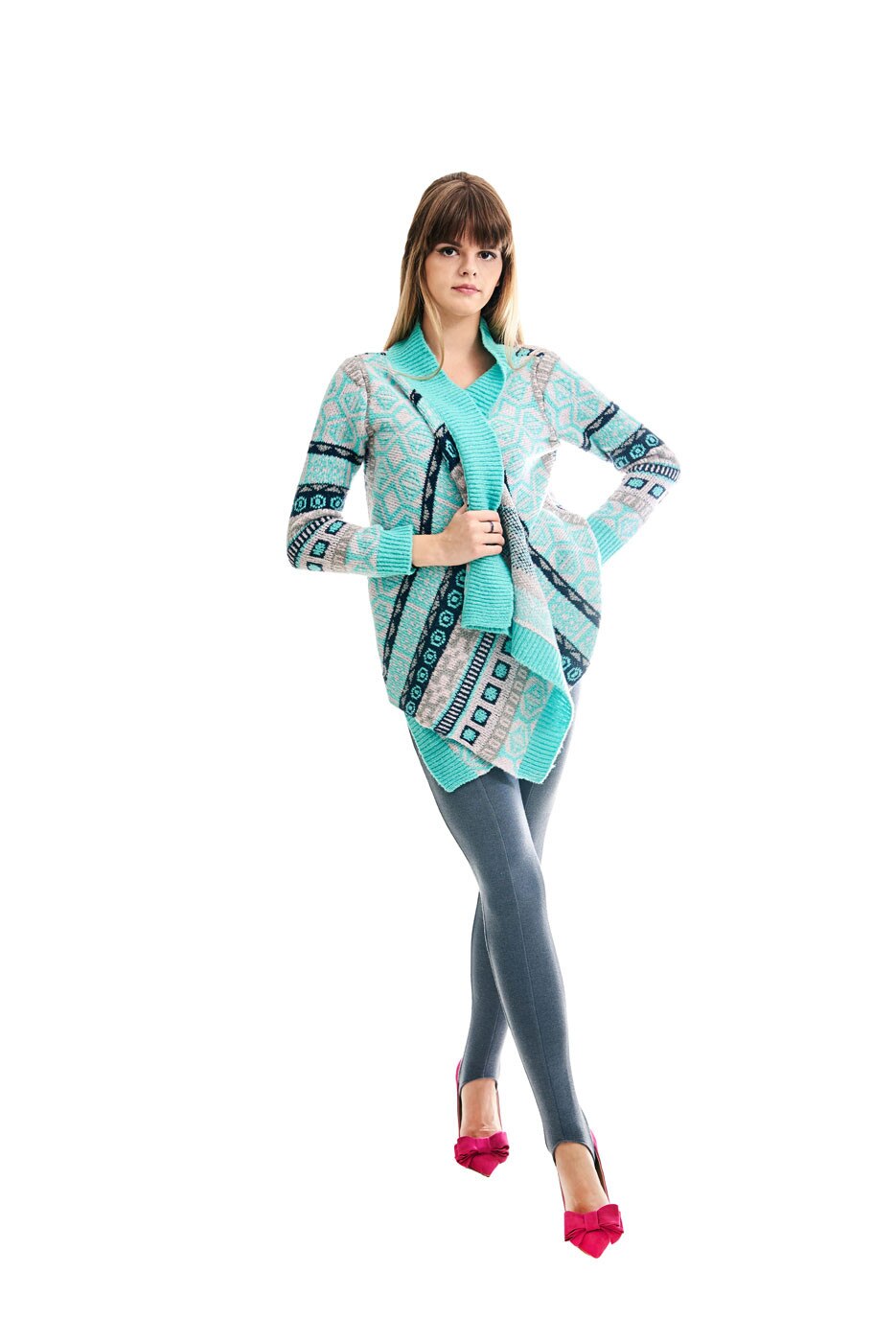 Poncho colturi, Carmen Grigoriu, Ava, Verde