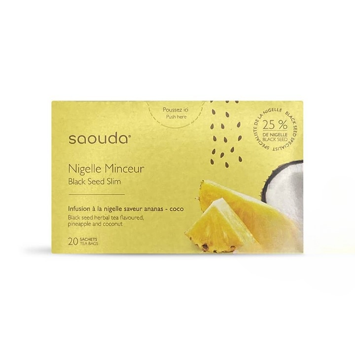 Set de 12 cutii de ceai, Saouda, cu nigella, 32 g