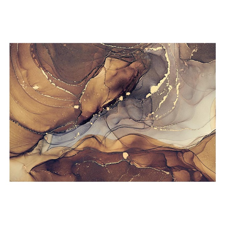 Vászonfestmény, Absztrakt barna, 90x140cm