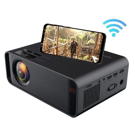 Videoproiector Wi-fi, Bluetooth, 1080 P, Telecomanda, 3500 lm, Negru