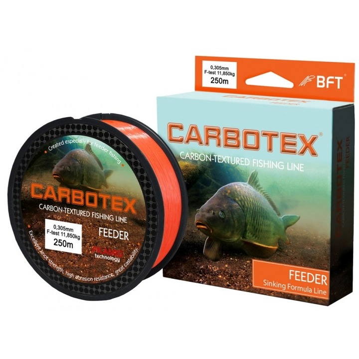Huzal Carbotex Feeder Orange 0,18mm 250M