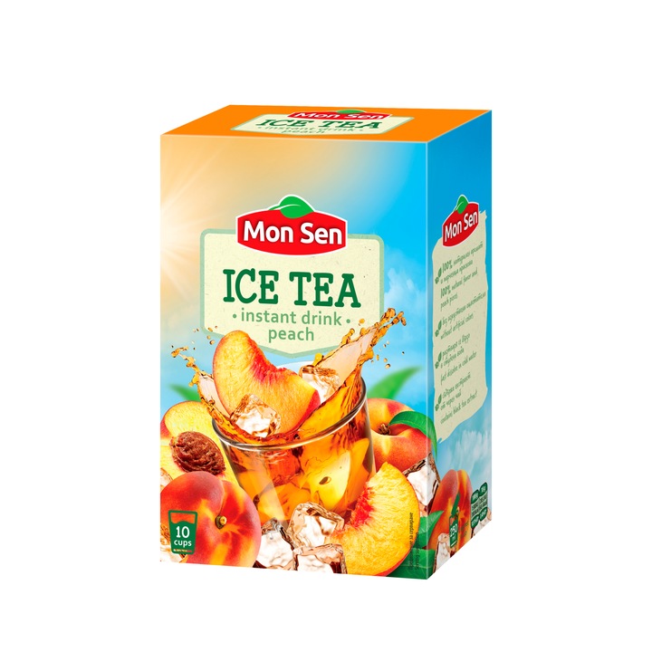 Instant tea Mon Sen, Hideg, Barack ízű, Doboz 10 x 18 g