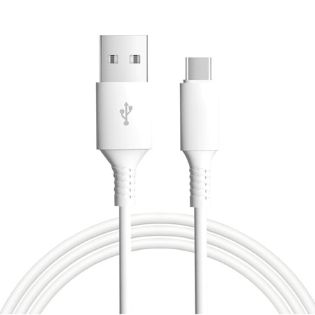 Cablu USB TIP C, suport pentru transferul de date, suport pentru incarcare rapida, 1 m, ZYuuan, alb