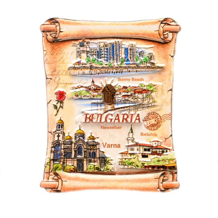 Магнитна фигурка, Папирус, Керамична, 7х5.5 см