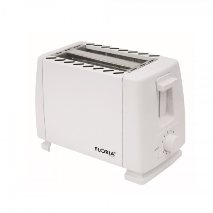 Floria ZLN-1833 kenyérpirító, 2 szeletes, 700W, 7 beállítás, fehér