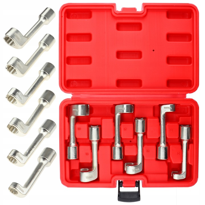 Trusa chei pentru conducta injectoare de 12-19 mm, 6 piese
