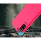 Ütésálló szilikon borítás mikroszálas belsővel, kompatibilis Samsung S21 Plus, S21+ készülékkel, Neon rózsaszín