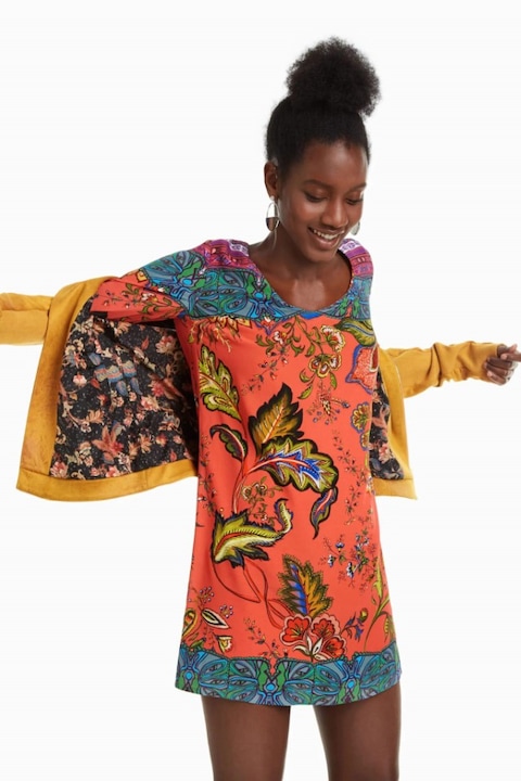 Rochie Desigual S, Multicolor, 18WWVW92, Multicolor, S