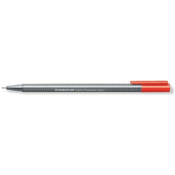 Fineliner Staedtler Triplus 0.3mm rosu neon ST-334-201 Fineliner Staedtler Triplus 0.3mm rosu neon ST-334-201