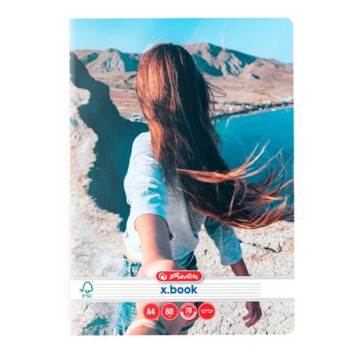 Caiet a4, 80f, 70g / mp, dictando, motiv követni van