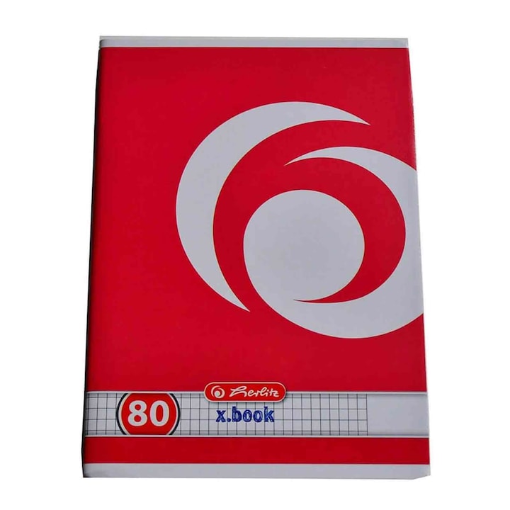 Тетрадка Herlitz, Формат А5, 80 листа, По математика