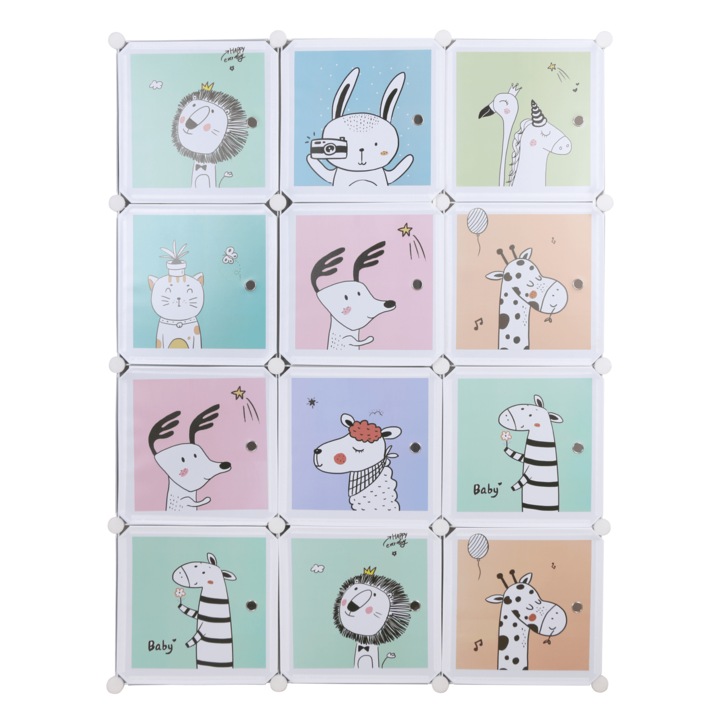 Dulap modular pentru copii Hakon 111x47x147 cm