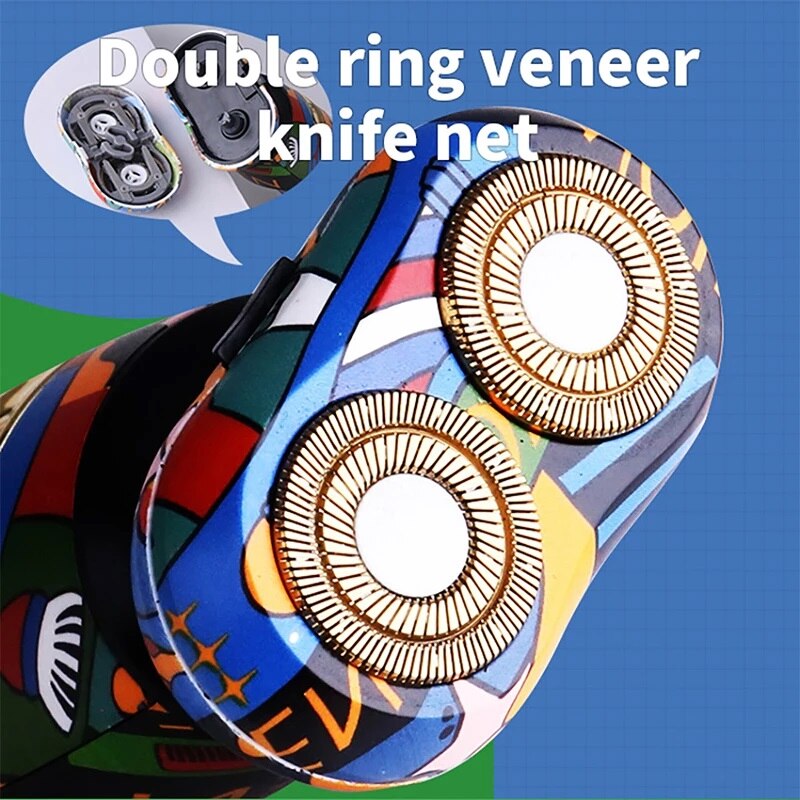 Електрическа самобръсначка за мъже Самобръсначка интелигентна за брада ...