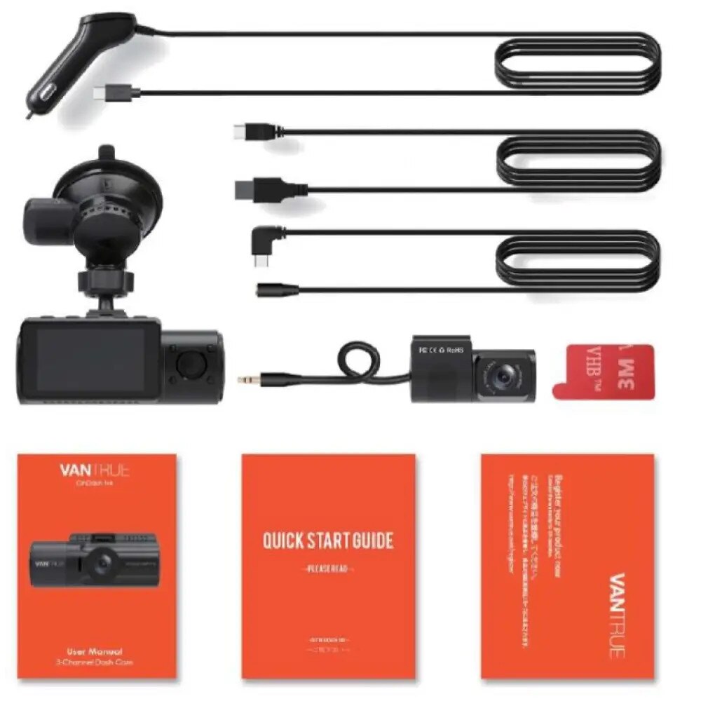 Camera de bord, VanTrue, N4, 2.5K, Negru - eMAG.ro