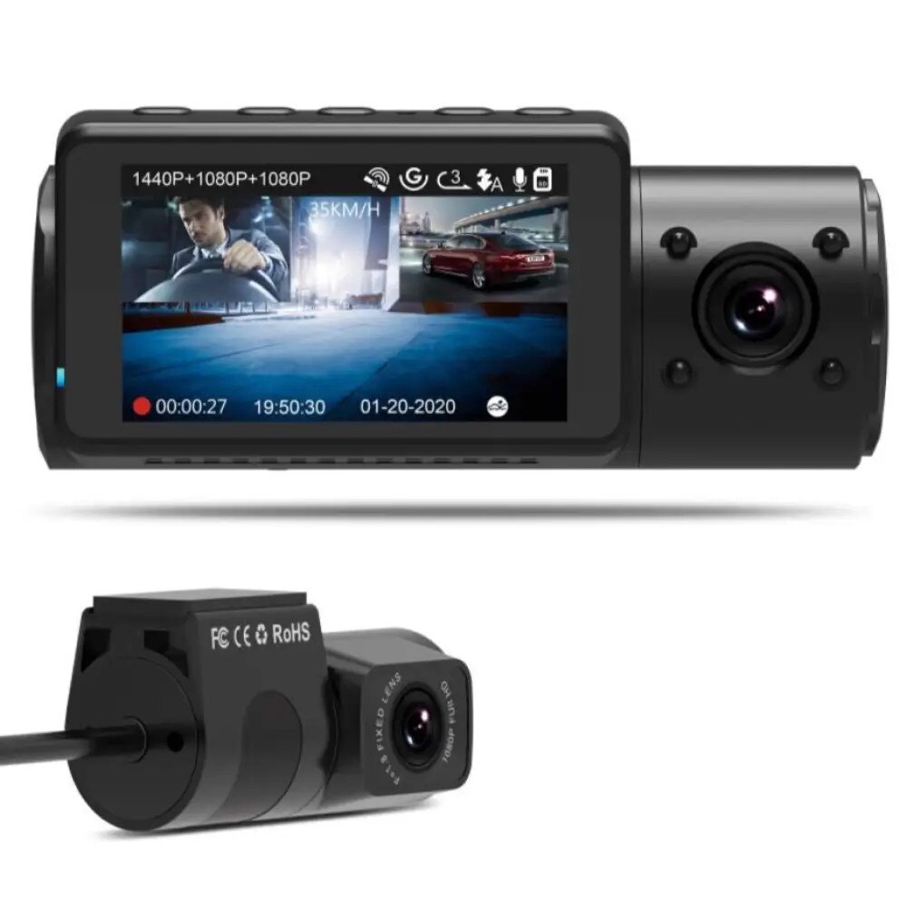 Camera de bord, VanTrue, N4, 2.5K, Negru - eMAG.ro