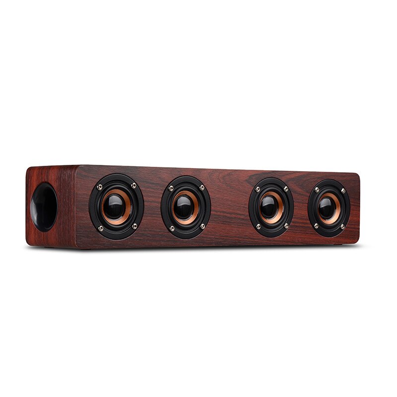 Deoditoo Mini Haut-Parleur Bluetooth Design Rétro et Radio-FM R917-B