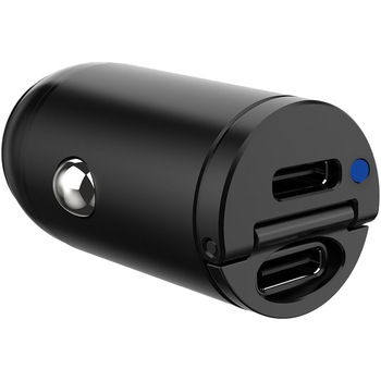 Incarcator auto Celly Mini, 2 USB TypeC, 30W