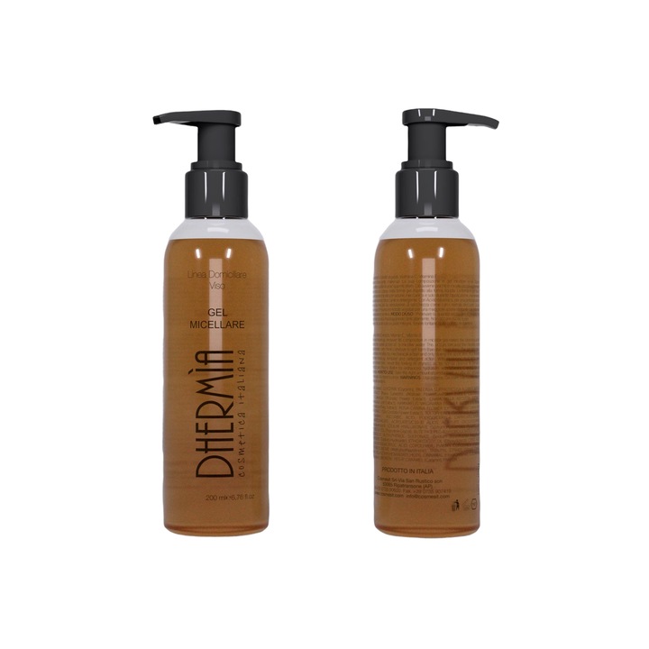 Gel micelar pentru demachiere si curatare, "Dhermia", 200 ml