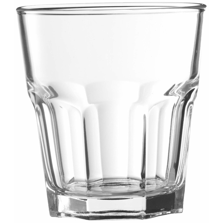 Set 12 pahare whisky, Pasabahce Casablanca, 355 ml