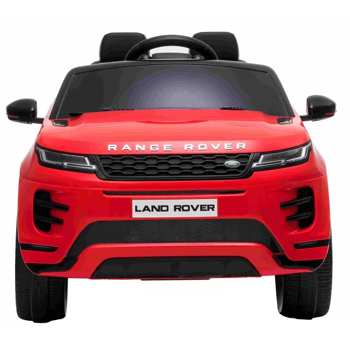Masinuta electrica 4x4 Premier Range Rover Evoque, 12V, roti cauciuc EVA, scaun piele ecologica, rosu