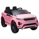 Masinuta electrica 4x4 Premier Range Rover Evoque, 12V, roti cauciuc EVA, scaun piele ecologica, roz