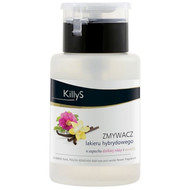 Dizolvant oja unghii Killys Intervion aroma rose si vanilie, fara acetona, 150 ml