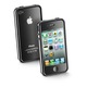 Husa Cellular Line Bumper, Neagra pentru iPhone 4