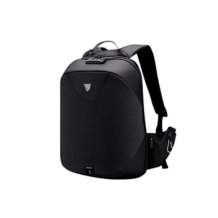Rucsac laptop Arctic Hunter, Poliester, 15.6 inch, Negru
