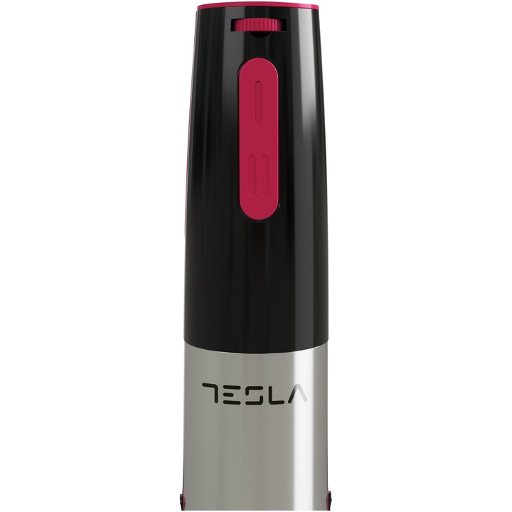 Mixer vertical Tesla HB300BX, 600W, 2 viteze, negru/ rosu inox