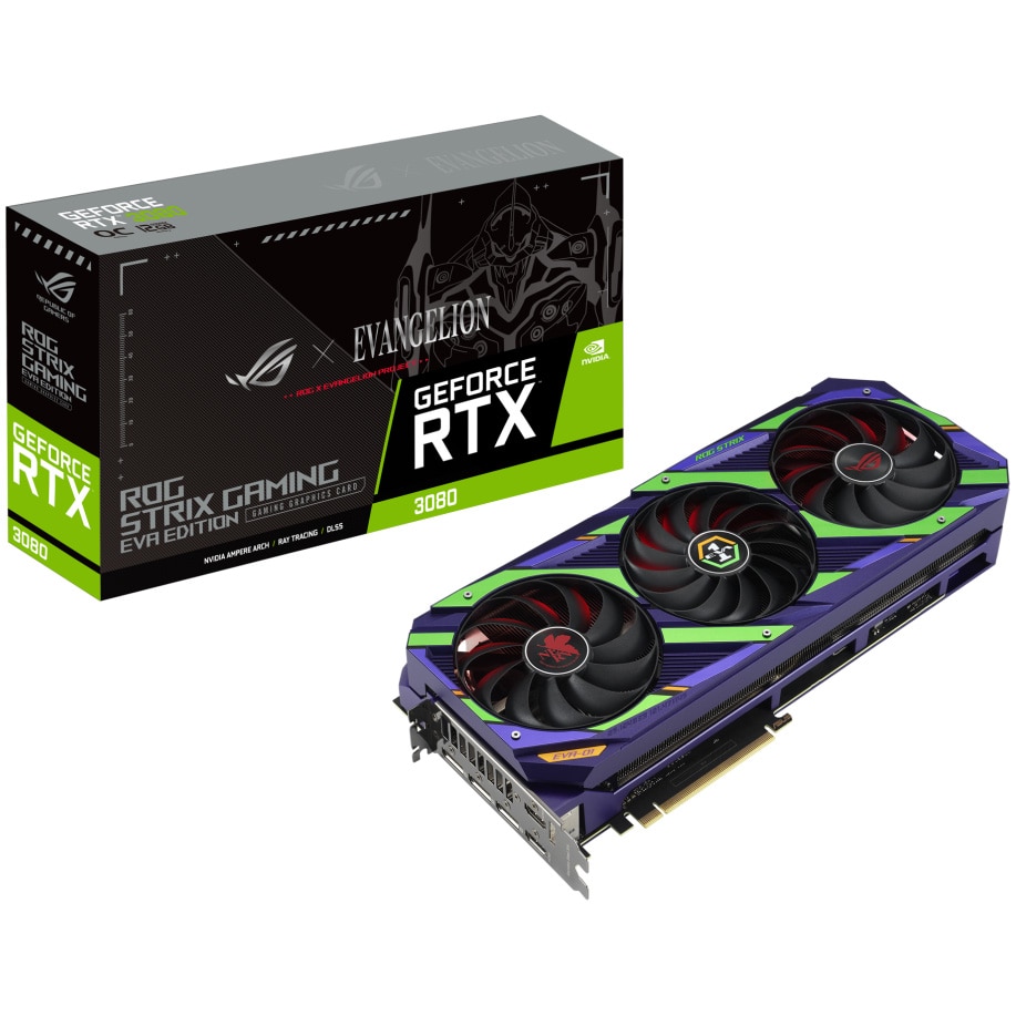 Placa video ASUS ROG Strix GeForce® RTX™ 3080 OC EVA, 12GB GDDR6X