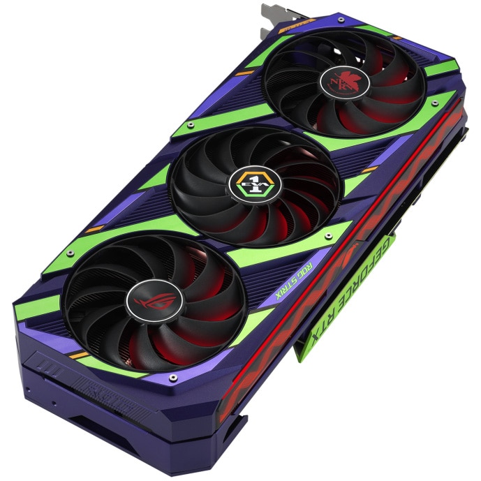 Видео карта ASUS ROG Strix GeForce® RTX™ 3080 OC EVA, 12GB GDDR6X, 384 ...