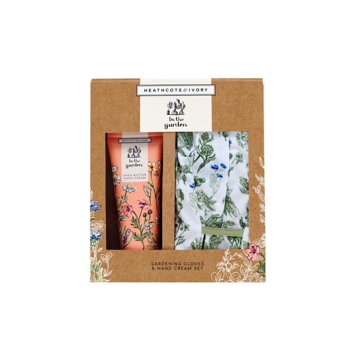 Kézkrém készlet kesztyűvel, Heathcote & Ivory, pamut, 100 ml