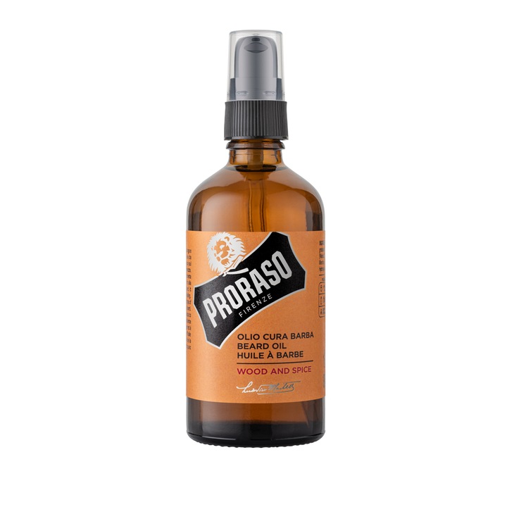 Ulei pentru barba Proraso Wood & Spice, 100 ml