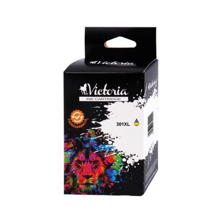 VICTORIA CH564EE Tintapatron DeskJet 2050 nyomtatóhoz, VICTORIA 301XL, színes, 18ml