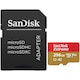Card de memorie SanDisk Extreme microSDXC 256GB, pana la 190MB/s & 130MB/s Read/Write speeds A2 C10 V30 UHS-I U3 + SD Adapter