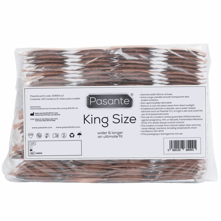 Презервативи Passing King Size to Bag, 144бр