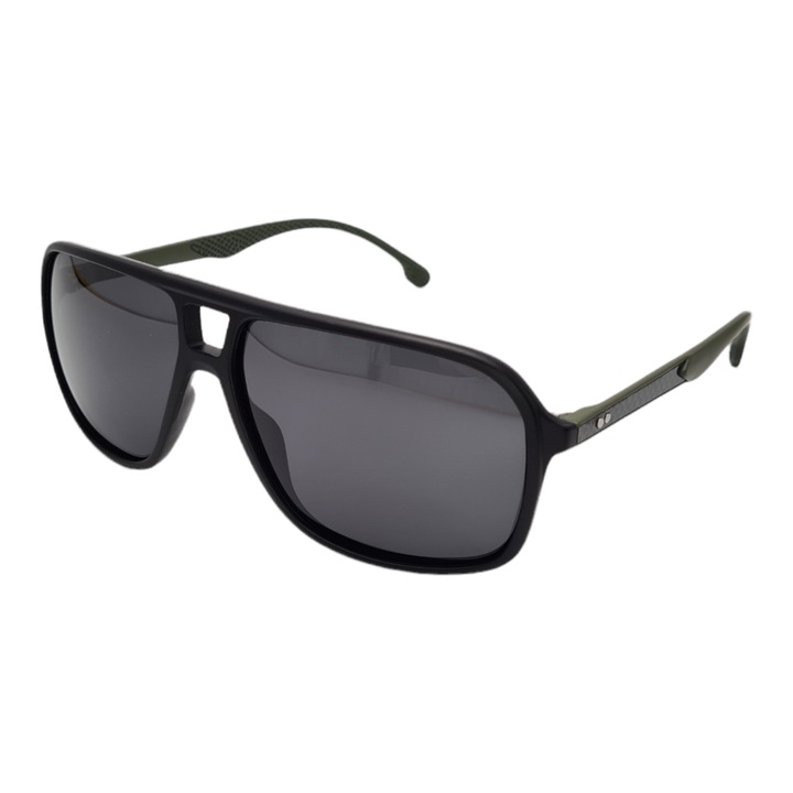 Ochelari de soare Polarizati, dreptunghiulari, PS8050C7, negru kaki