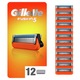 Gillette Fusion penge utántöltő, 12 db