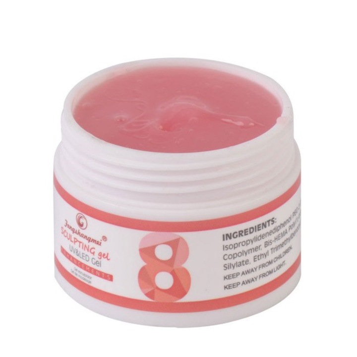 Gel de constructie UV LED, FSM, 50g, 08 Nude beige rose