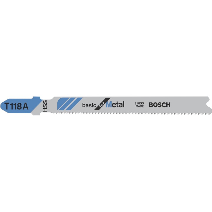 Panza de ferastrau alternativ, Bosch, Metal, T 118 A