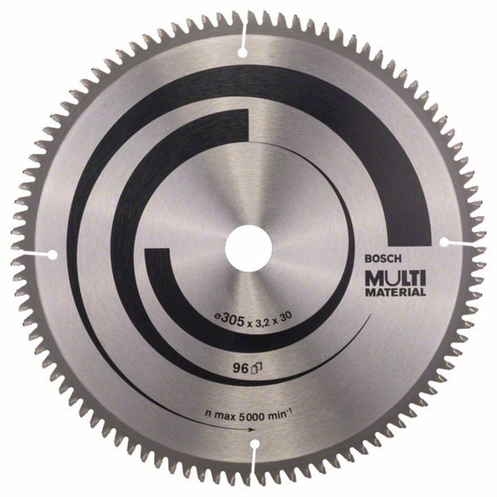 Диск за циркулярен трион Bosch Multi Material, 305 x 30 x 3,2 mm; 96