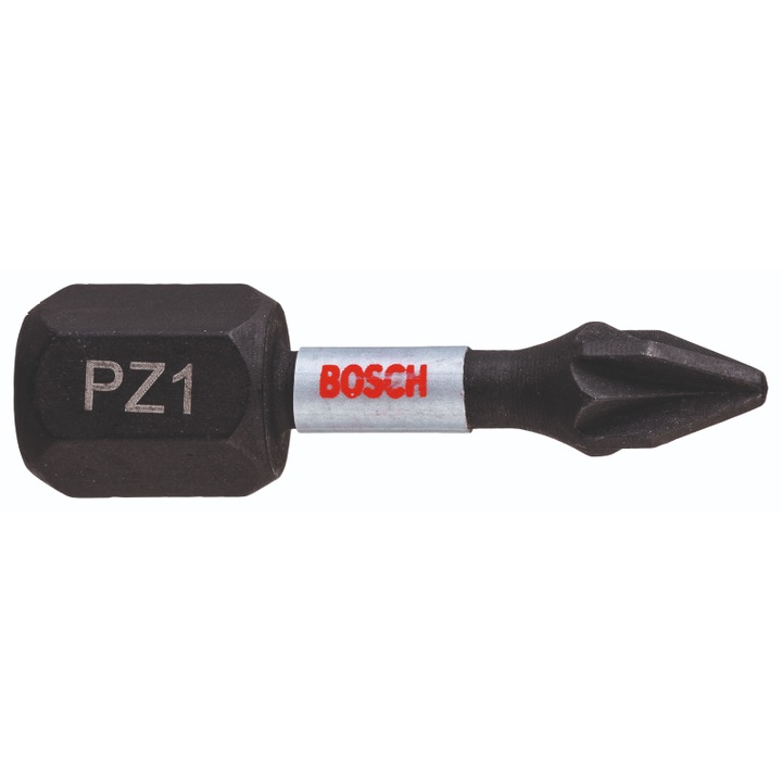 Bit de inserție Bosch Impact Control, 25 mm, 2xPZ1